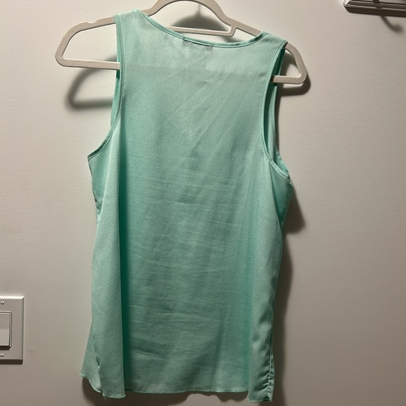 Aqua satin top - Picture 5 of 5